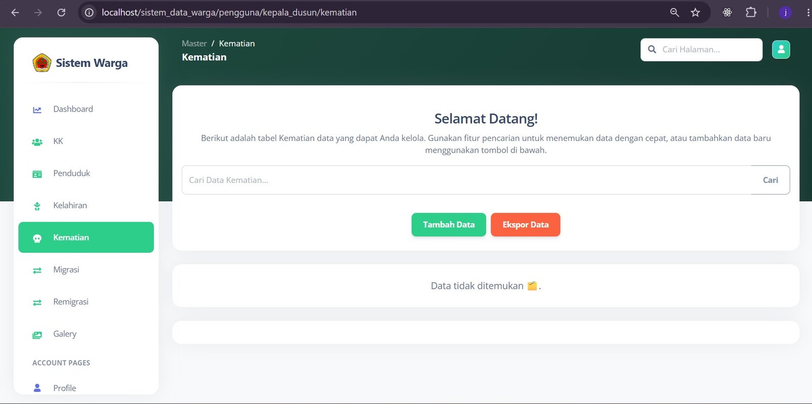 SISTEM WARGA DESA NOELBAKI